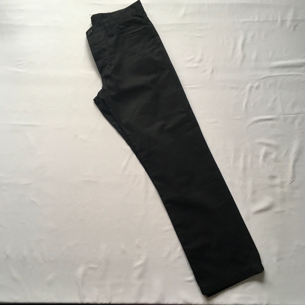 Jules Black Pinstripe Fitted Men's Pants Chinos